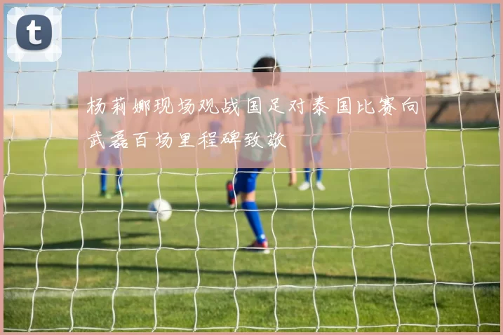 杨莉娜现场观战国足对泰国比赛向武磊百场里程碑致敬